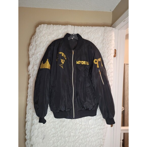 The Notorious B.I.G “It Was All A Dream” Bomber Satin Jacket 2xl - Picture 1 of 7